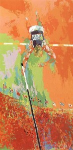 Olympic Pole Vaulting LeRoy Neiman